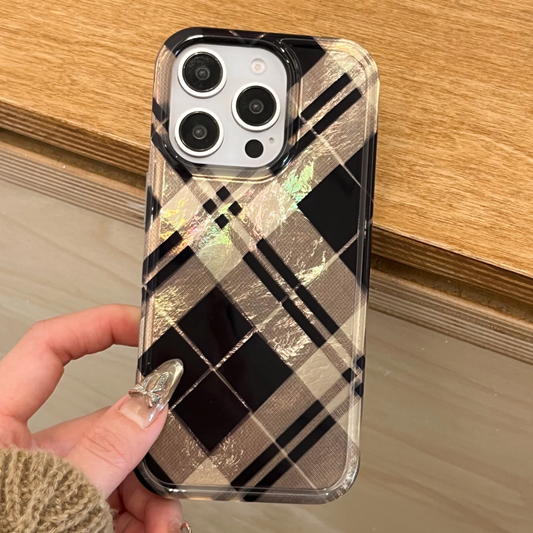 Elegant Plaid Design Phone Case