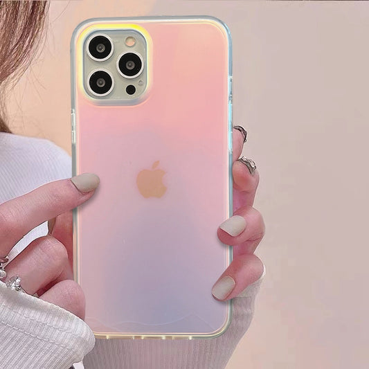 Luxury Laser Gradient Matte Case - iPhone
