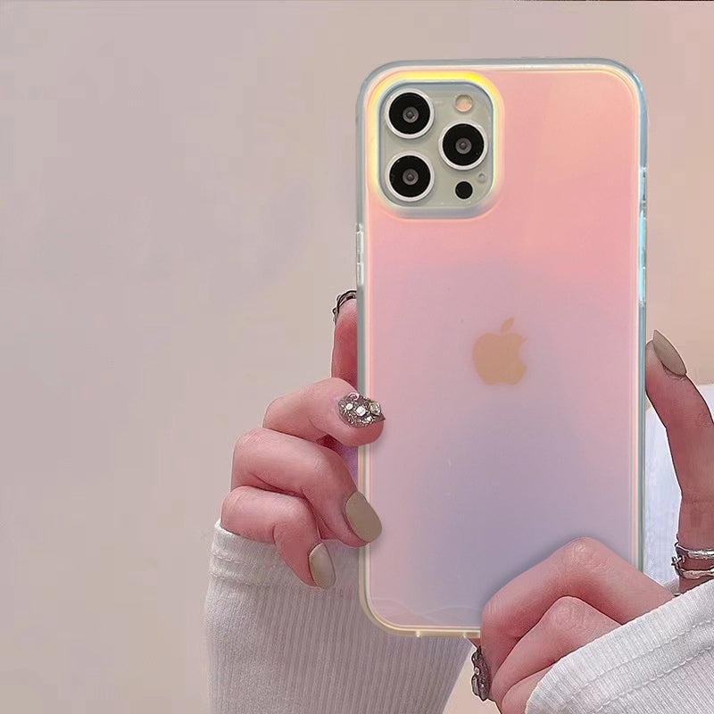 Luxury Laser Gradient Matte Case - iPhone