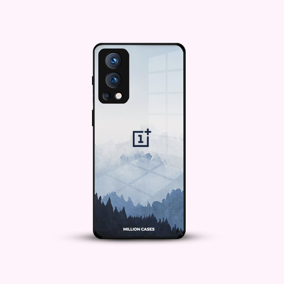 Glossy Landscape Design  Glass Case  - OnePlus Nord Series