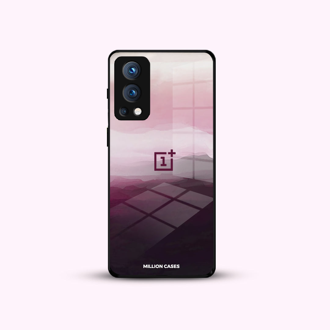 Glossy Landscape Design  Glass Case  - OnePlus Nord Series