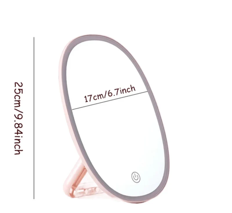 Touch Screen LED Makeup Mirror