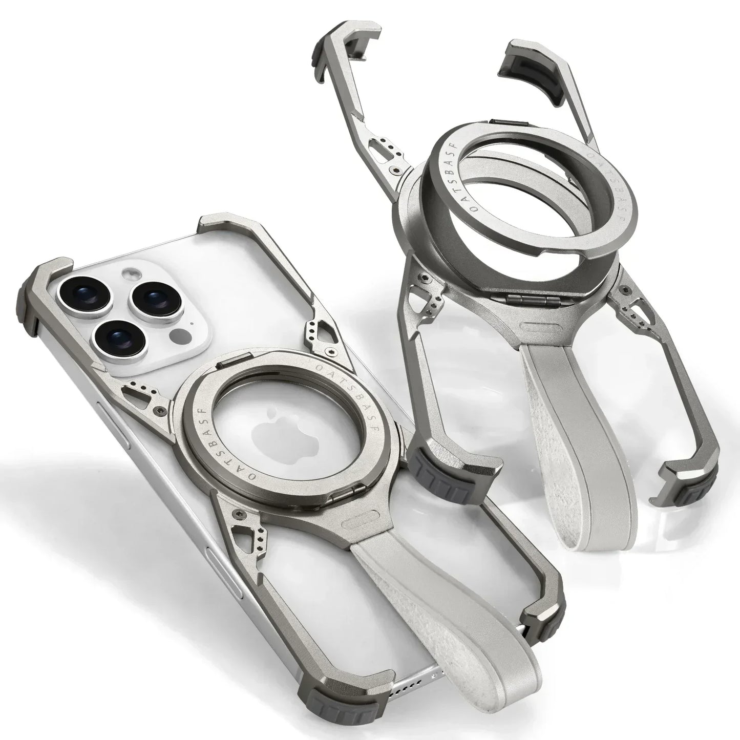 Versatile Dual Ring Magnetic Stand Case - iPhone