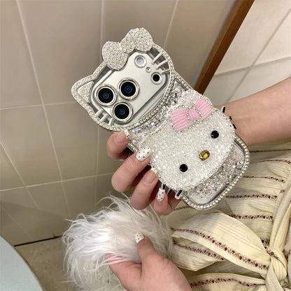 Bling Babe Crystal Bow Kitty Case