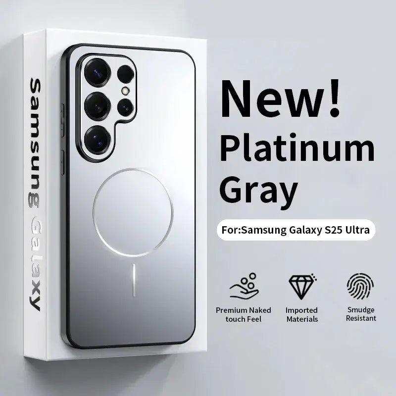 Silky Grip Graphite Matte MagSafe Case