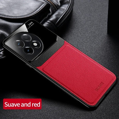 Hybrid Plexiglass Soft Leather Case - OnePlus