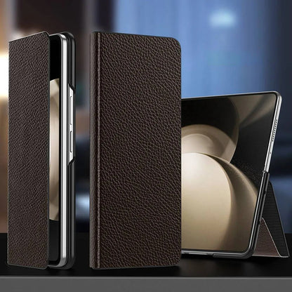 Metro Gem Book Style Leather Case