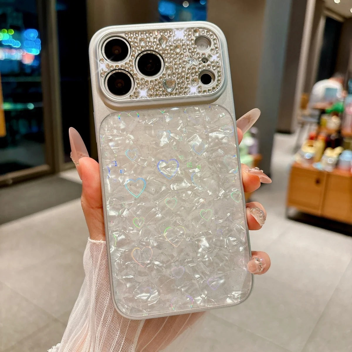 Aurora Heart Gradient Case