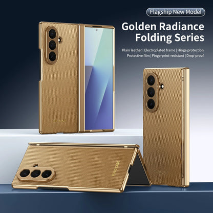 Galaxy Z Fold Series Luxury Anti Fingerprint Electroplated Armor Case