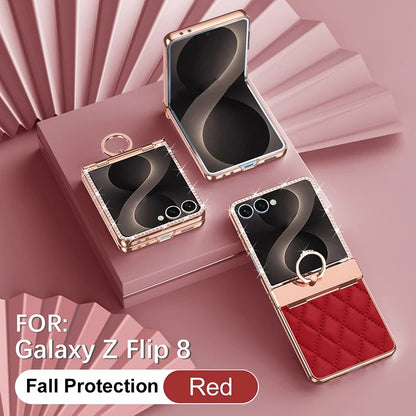 Galaxy Z Flip Series Diamond Regent Spark Ring Case