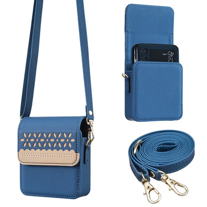 Elegant Floral Phone Crossbody Bag