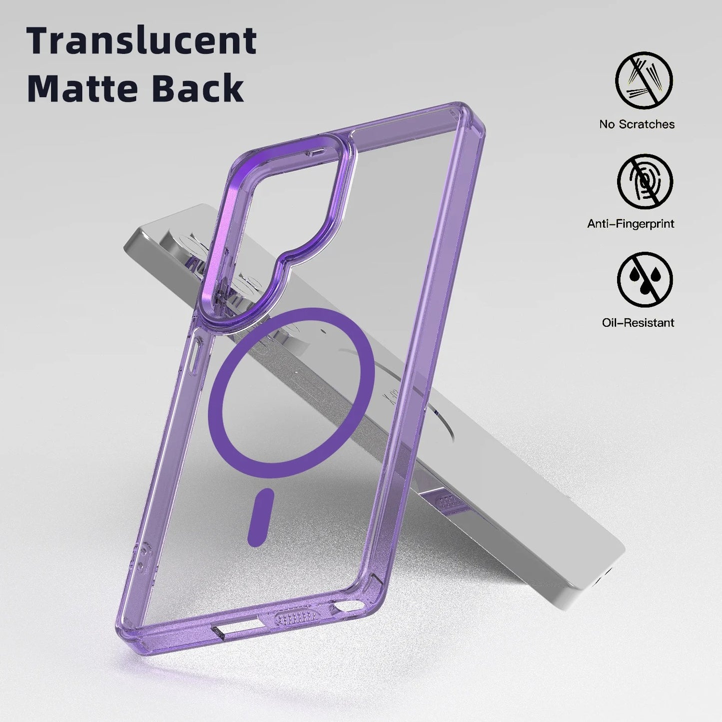 Blush Frost MagSafe Matte Case - Samsung