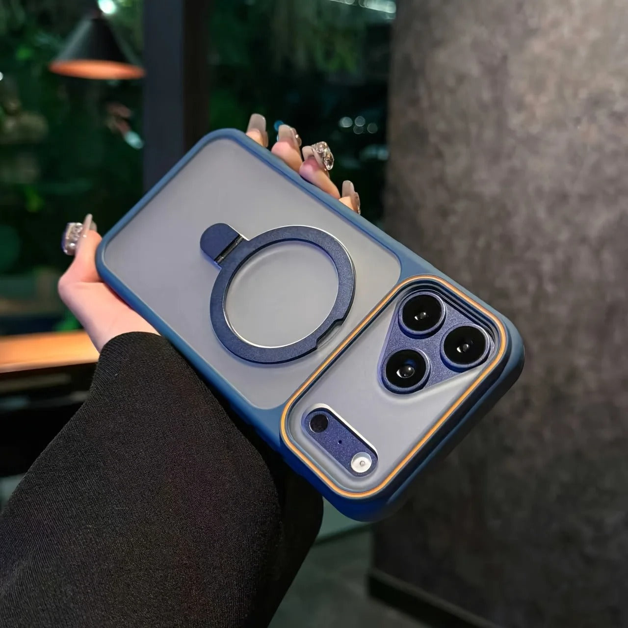 360° Snap Ring Stand MagSafe Case