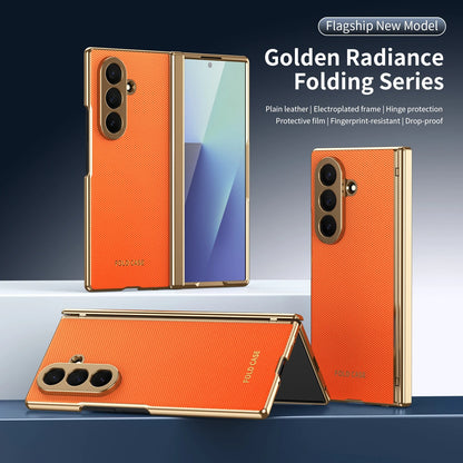 Galaxy Z Fold Series Luxury Anti Fingerprint Electroplated Armor Case