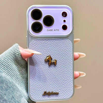 Cute Pony Large Window Leather Case