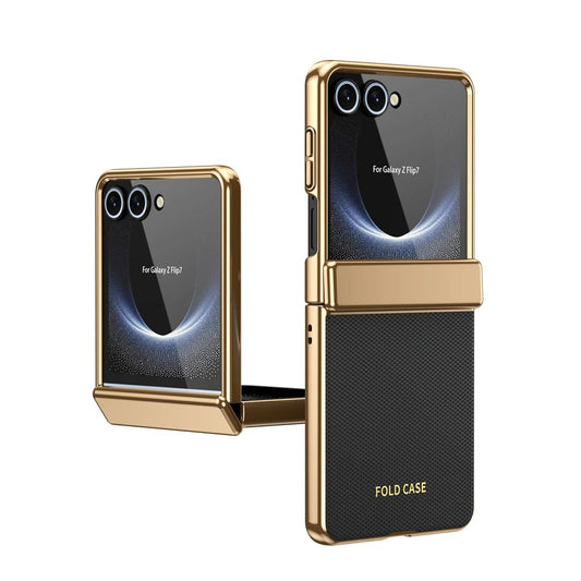 Galaxy Z Flip Series Luxury Anti Fingerprint Electroplated Armor Case