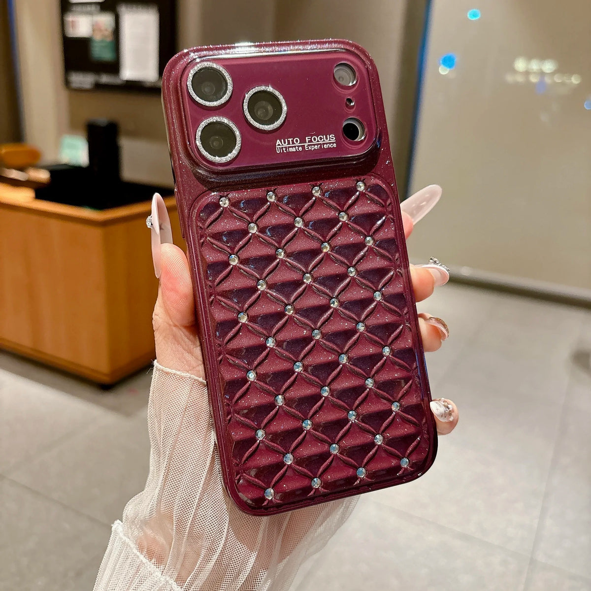 Diamond Grid Glam Case