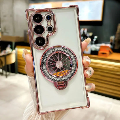 Electroplated Rotating Gyro Magnetic Case - Samsung