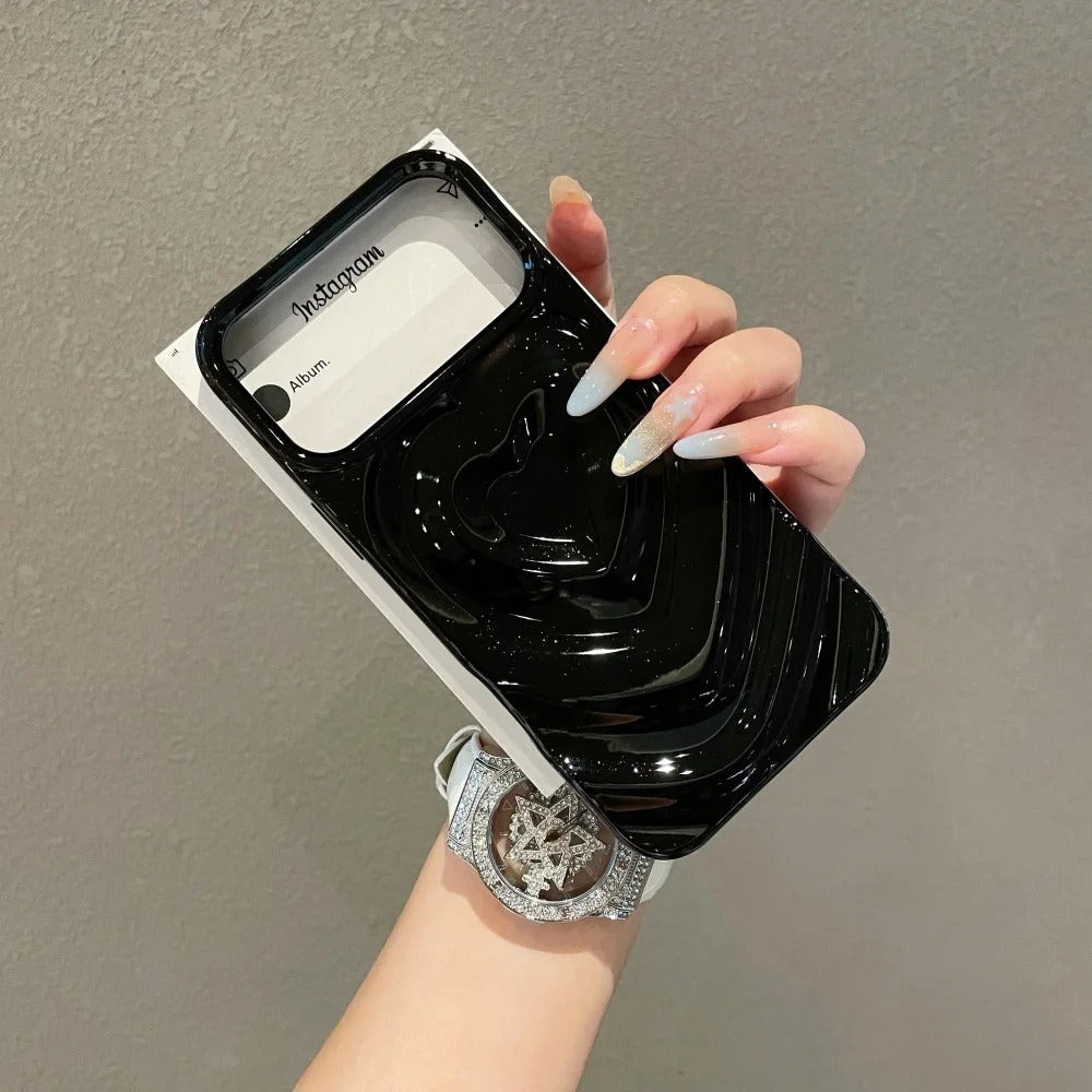 Luxury Heart Rich Espresso Case