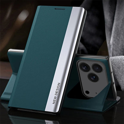 Google Pixel 10 Series PU Leather Side Window Flip Case