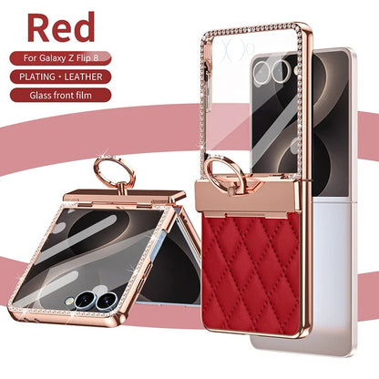 Galaxy Z Flip Series Diamond Regent Spark Ring Case