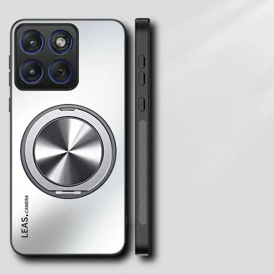 Frosted Dual Shade Rotating Magnetic Grip Case - Motorola