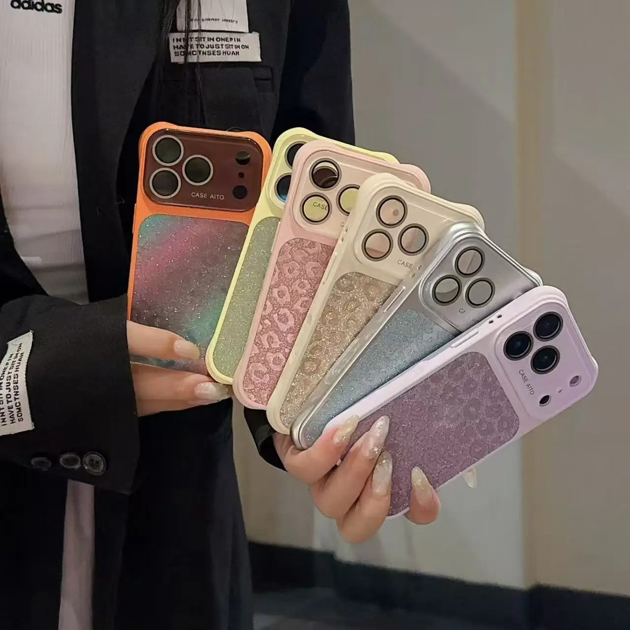 Leopard Whisper Aura Style Case