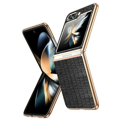 Galaxy Z Flip Series Noir Dynasty Croco Business Case
