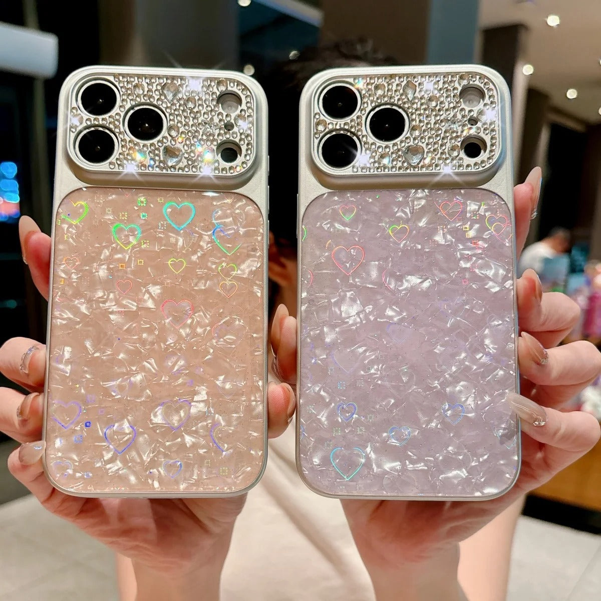Aurora Heart Gradient Case