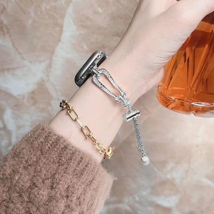 Elegant Drop Lock Watch Strap
