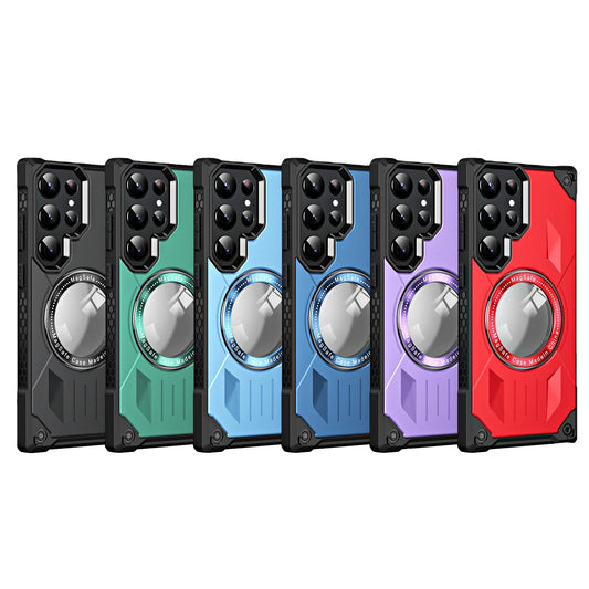 Armor Rugged Metal Ring Kickstand Case - Samsung