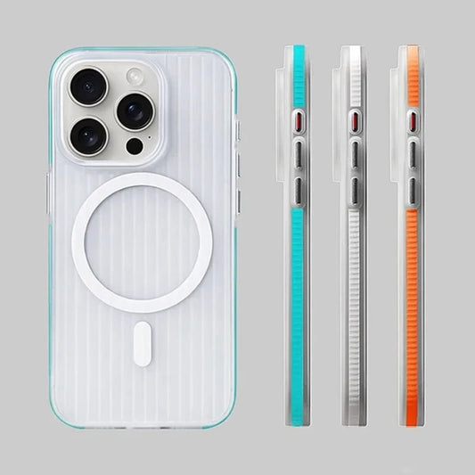 Geometric 3D Stripes MagSafe Case - iPhone