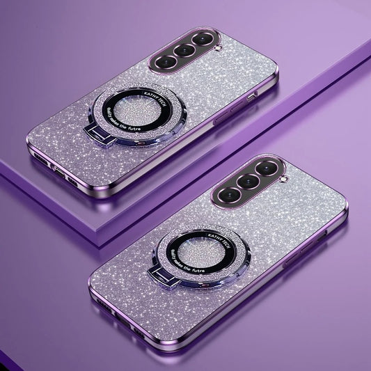 Twinkle Charge Magnetic Glitter Stand Case - Samsung