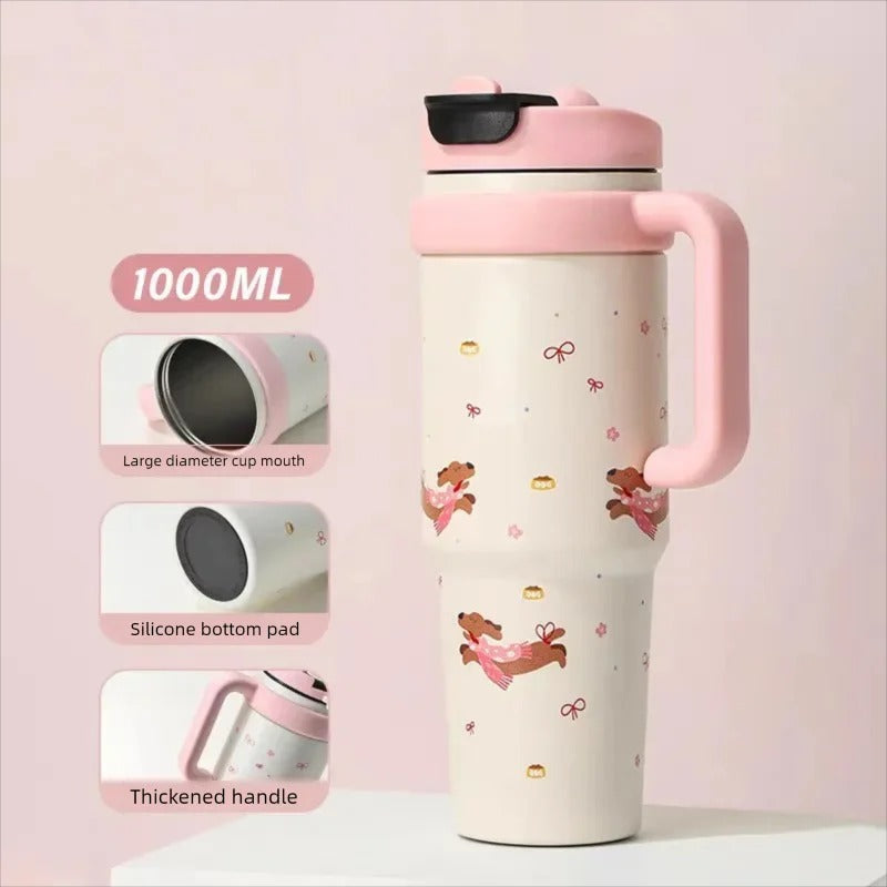 Playful Puppy Delight Insulated Tumbler