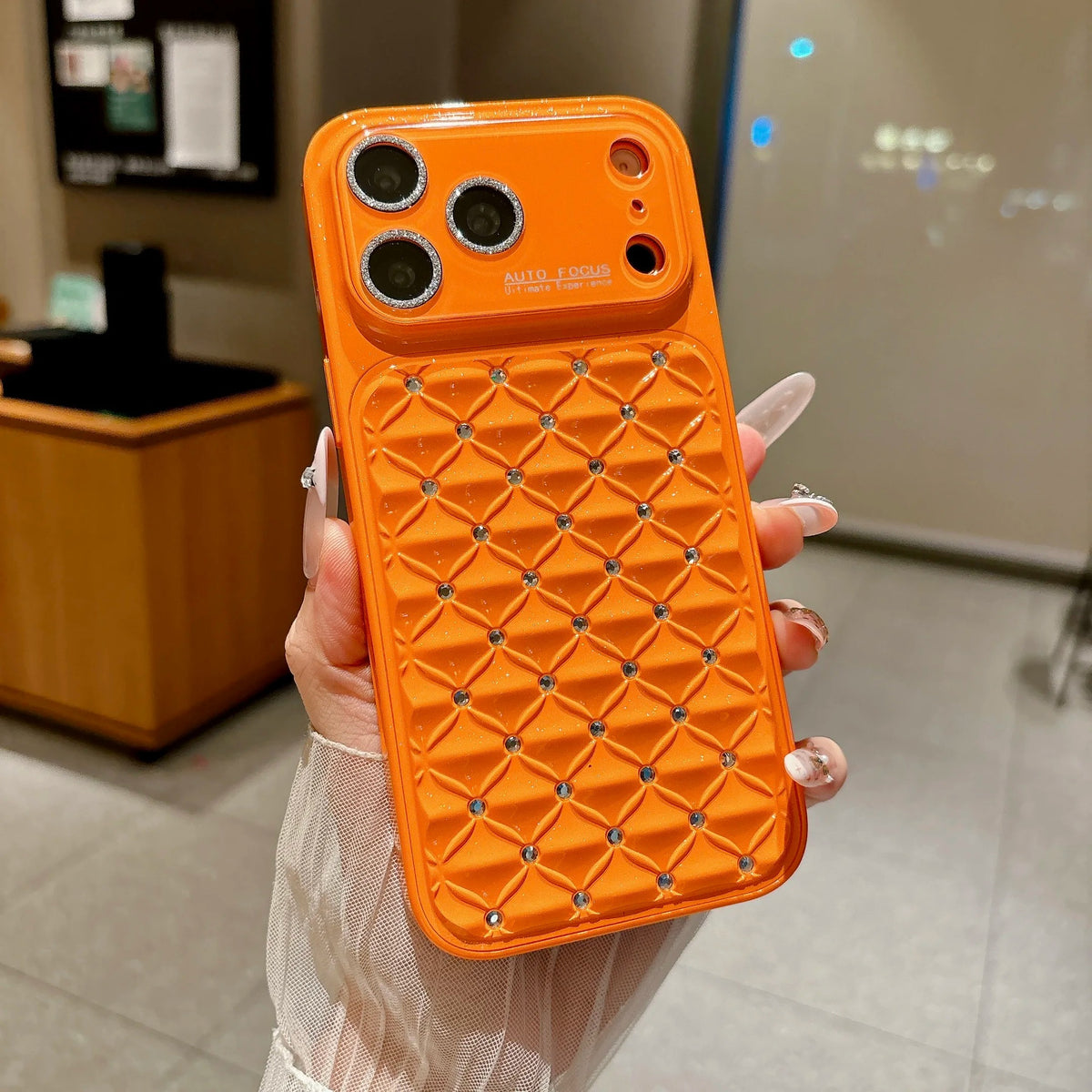 Diamond Grid Glam Case
