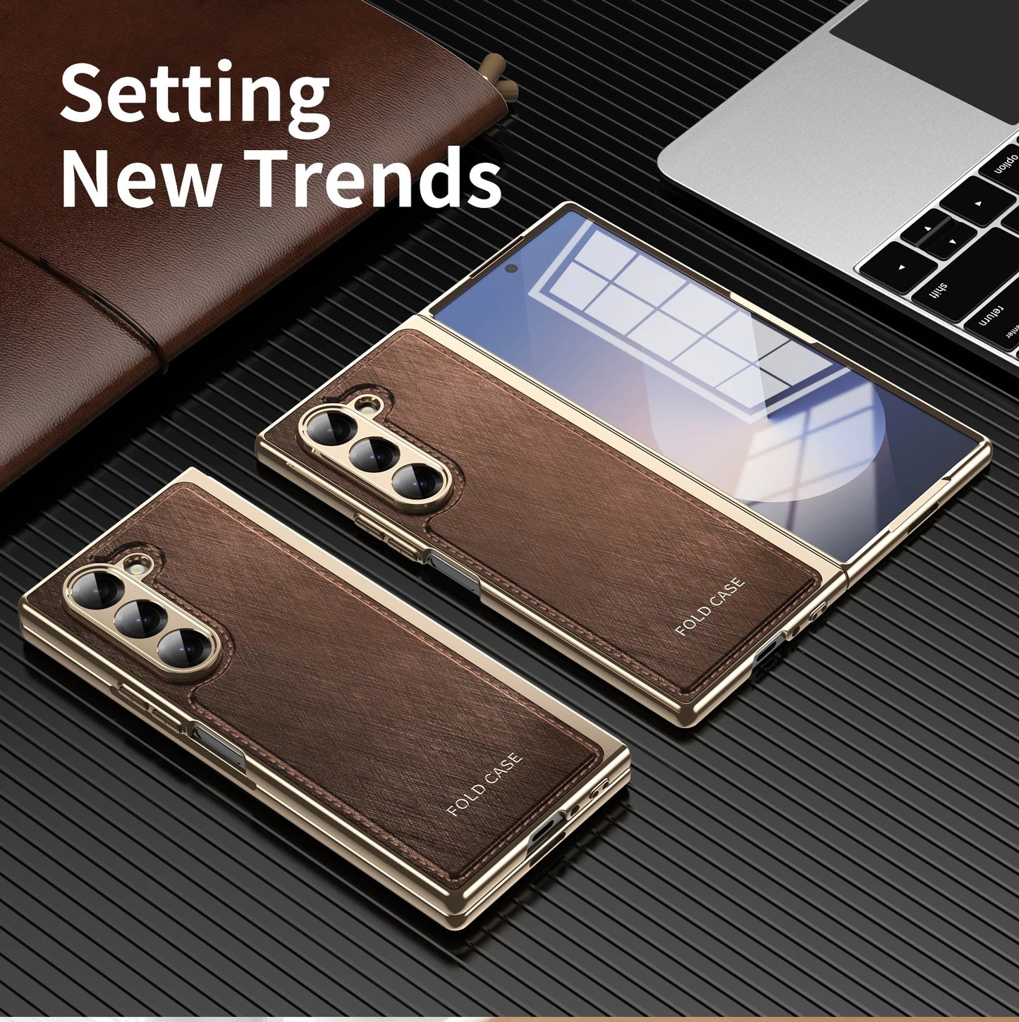 Fashion Gold Wire Folding Case