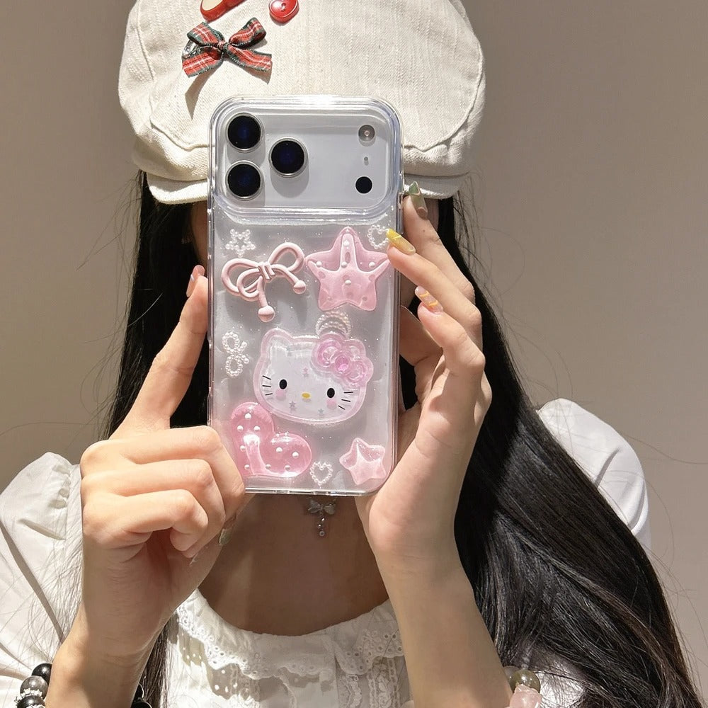 Dreamy Bow & Star Kitty Case