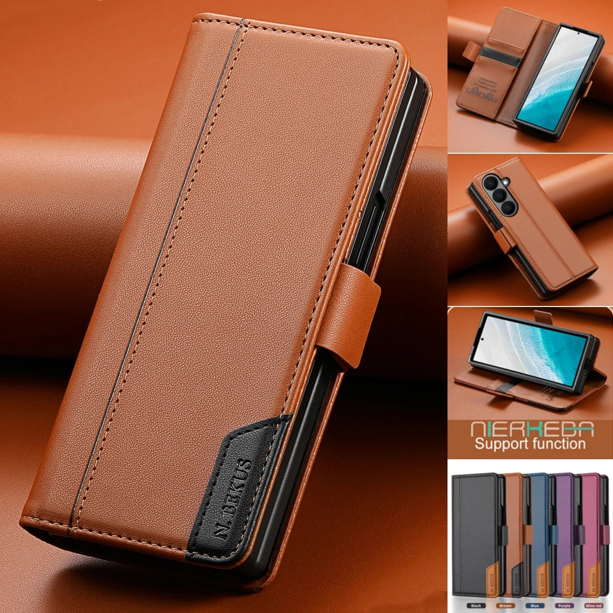 Elegant Leather Wallet Case