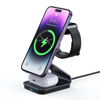 Ultimate Power 15W 3-in-1 Magnetic Suction Wireless Charger