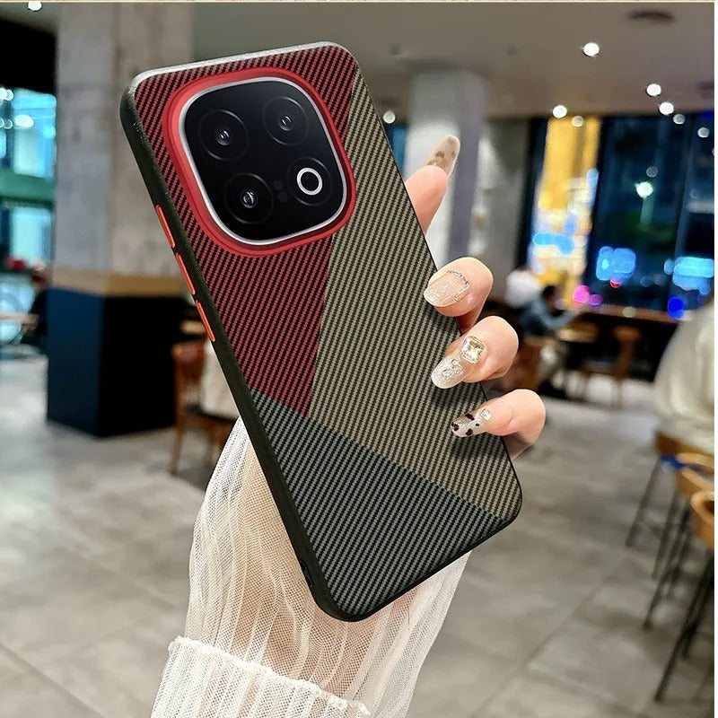 Geometric Carbon Armor Case