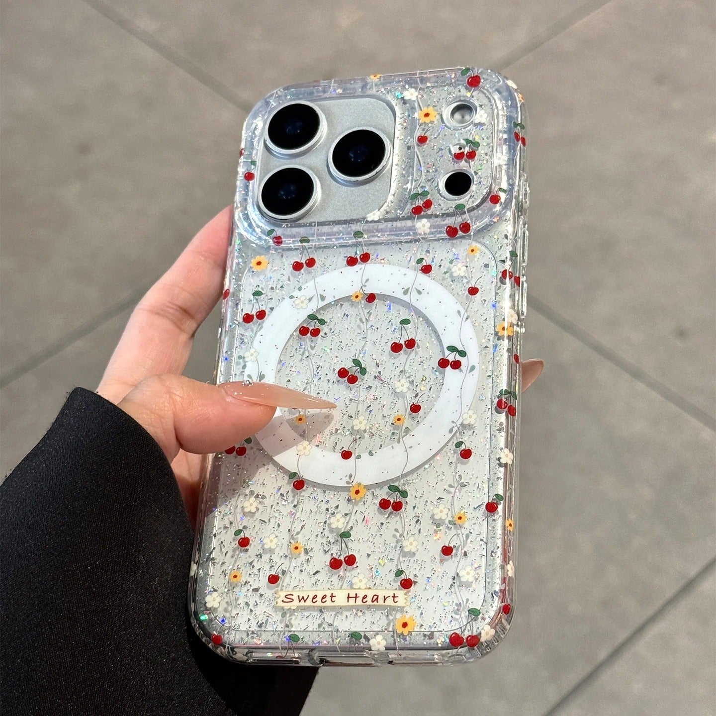 Cherry Sparkle Sweetheart Case