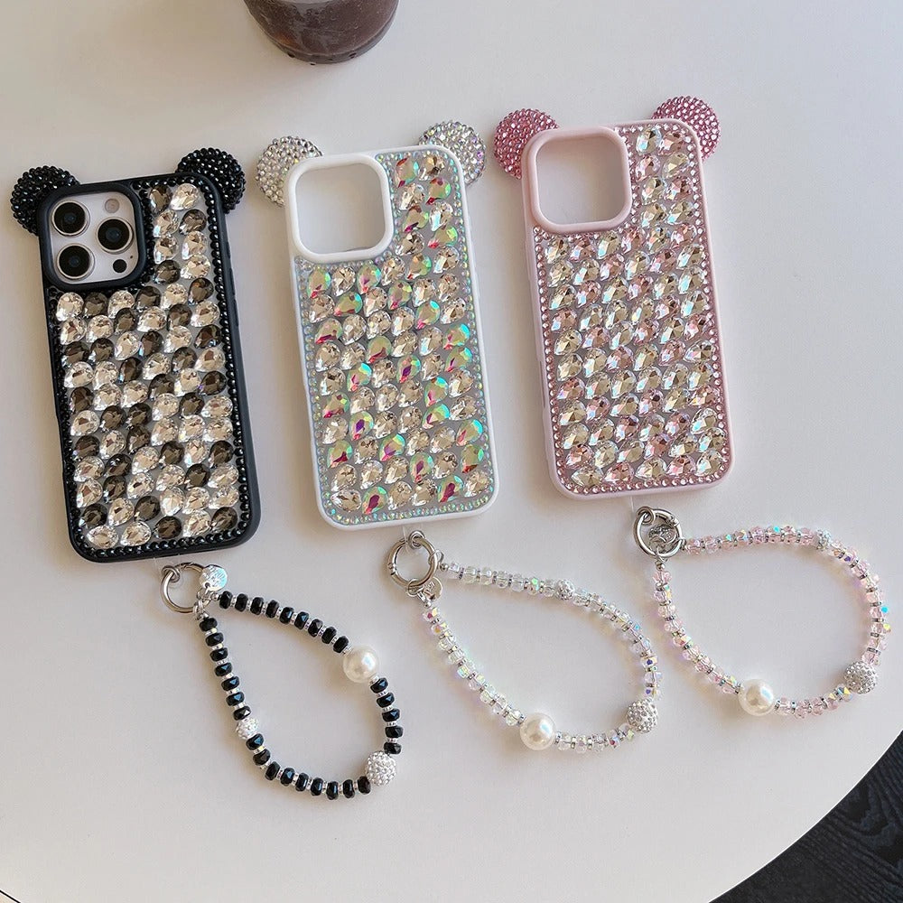 Stardust Crystal Wrist Strap Case