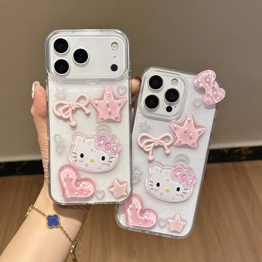 Dreamy Bow & Star Kitty Case