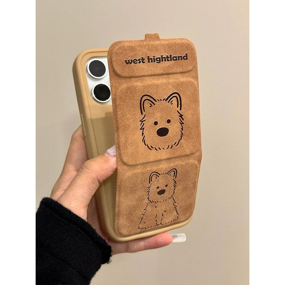 Pup Fold Magnetic Bracket Case - iPhone