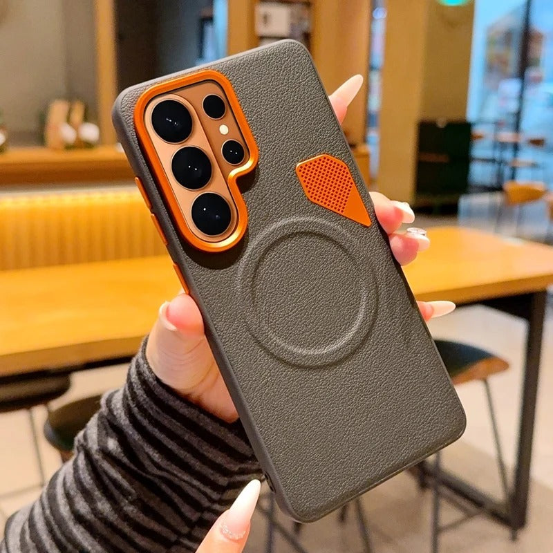 Lattice Contrast Line MagSafe Case - Samsung