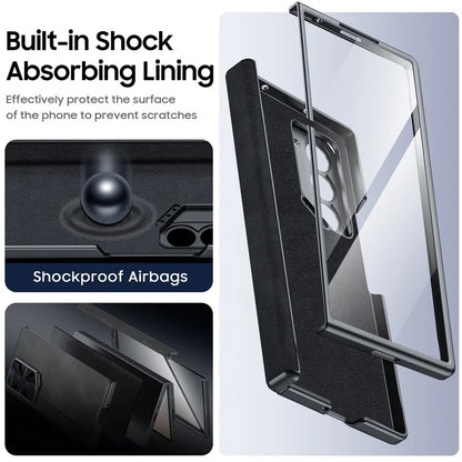 Classic Leather Adjustable Kickstand Case