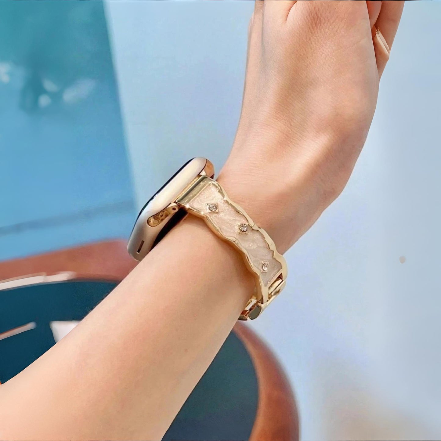Elegant Pearl Jewelry Watchband