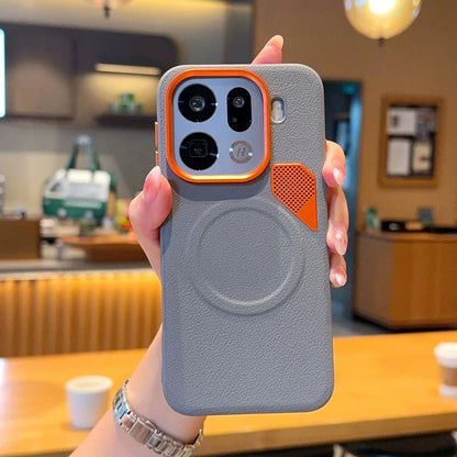 Lattice Contrast Line MagSafe Case - Oppo