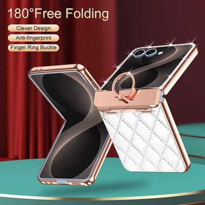 Galaxy Z Flip Series Diamond Regent Spark Ring Case