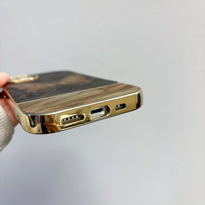 Gold Butterfly Sun Clear Design Case